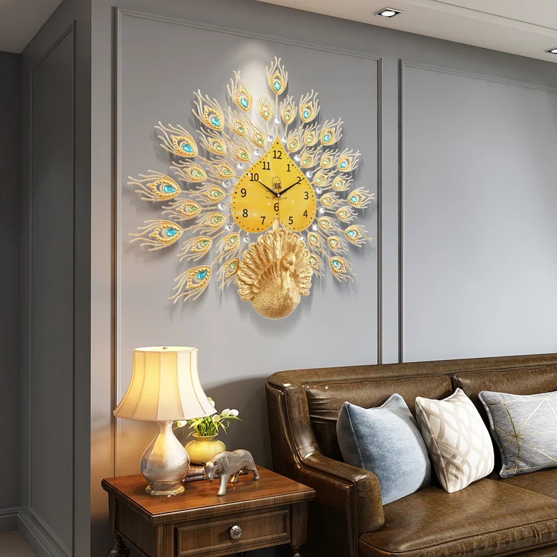 

Настенные часы в Европейском стиле, простые Креативные украшения для гостиной, дома