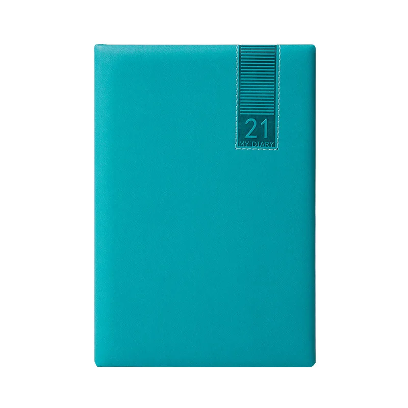 

Agenda 2021 Jan-Dec Notebook A5 Leather Notebook soft Cover School planner Efficiency Journal Student Stationery Book Journal