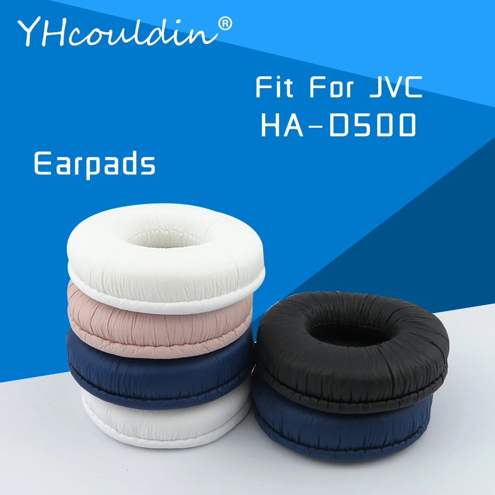 

Earpads For JVC HA D500 HA-D500 Headphone Accessaries Replacement Ear Cushions Wrinkled Leather Material