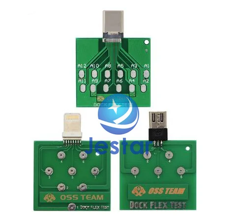 3 шт./лот микро USB PCB тестовая плата зарядная док станция гибкий тестер для ремонта