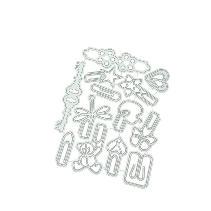 JC книга металлический зажим для бумаги Трафаретный вырубной штамп трафарет