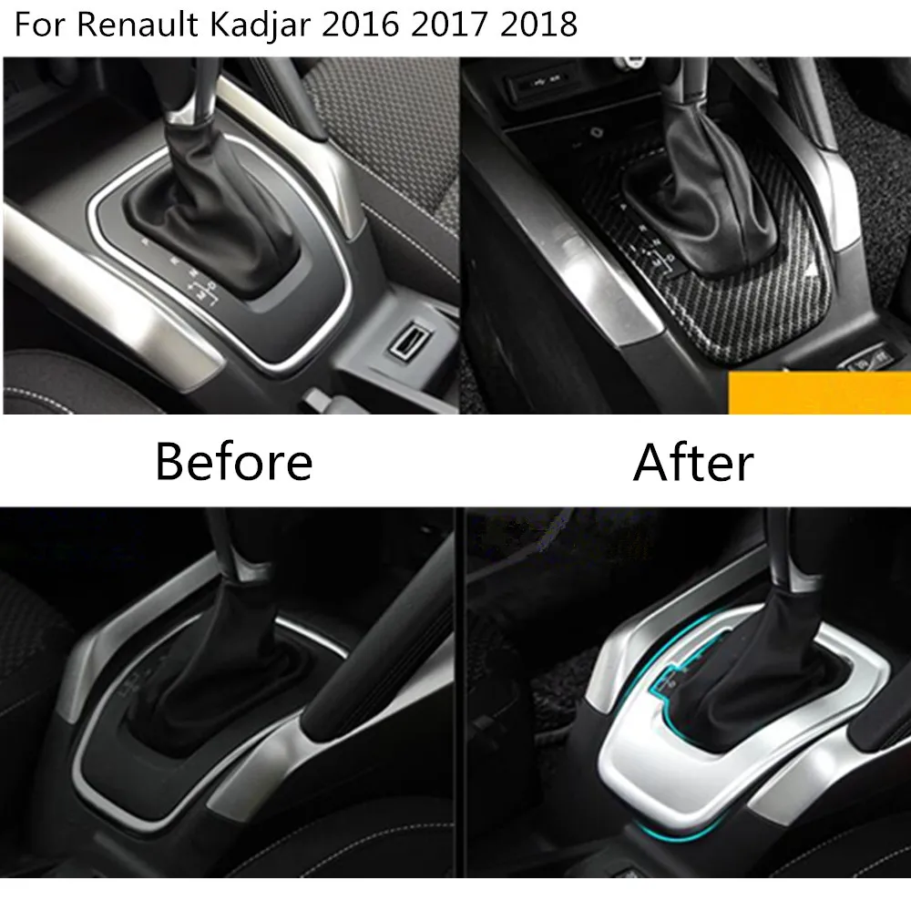 Чехол для автомобиля ABS хром/углеродное волокно внутренний рычаг переключения