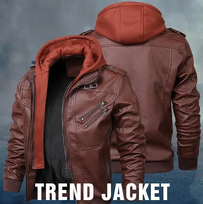 Мужские кожаные куртки европейского размера осеннее пальто из искусственной