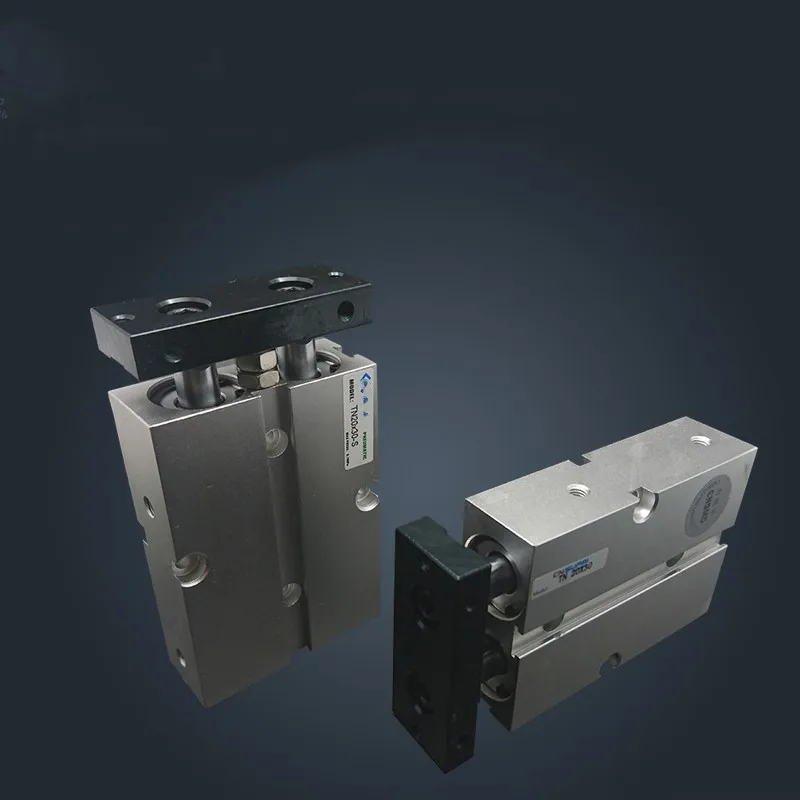 TN25 TDA Двойное действие пневматический цилиндр диаметр 25 мм двойной шток цилиндра