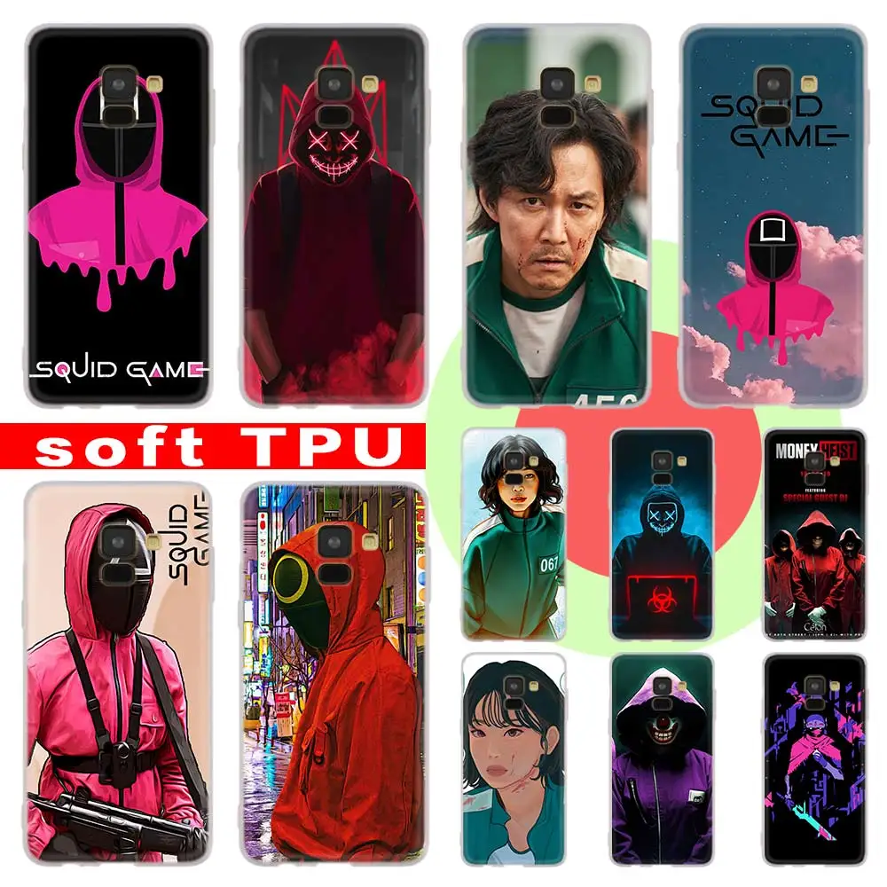 

squid game Case For Samsung A51 A10 A10S A11 A20 A20S A20E A30 A30S A40 A40S A50 A60 A70 A70S A80 A90 A21 A31