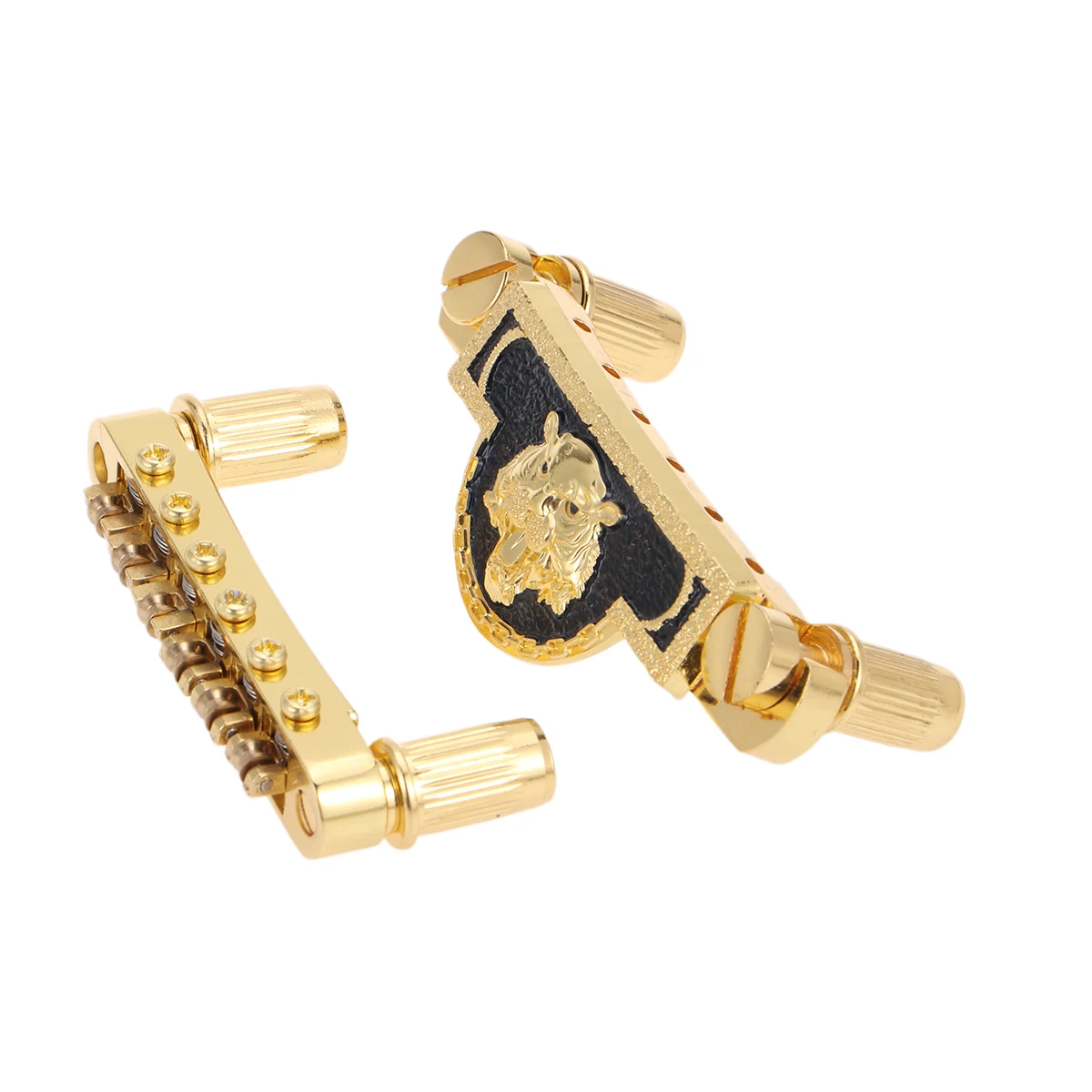 Га120 Тигр Хромовая гитара части седло мост для LP электрогитары инструмент