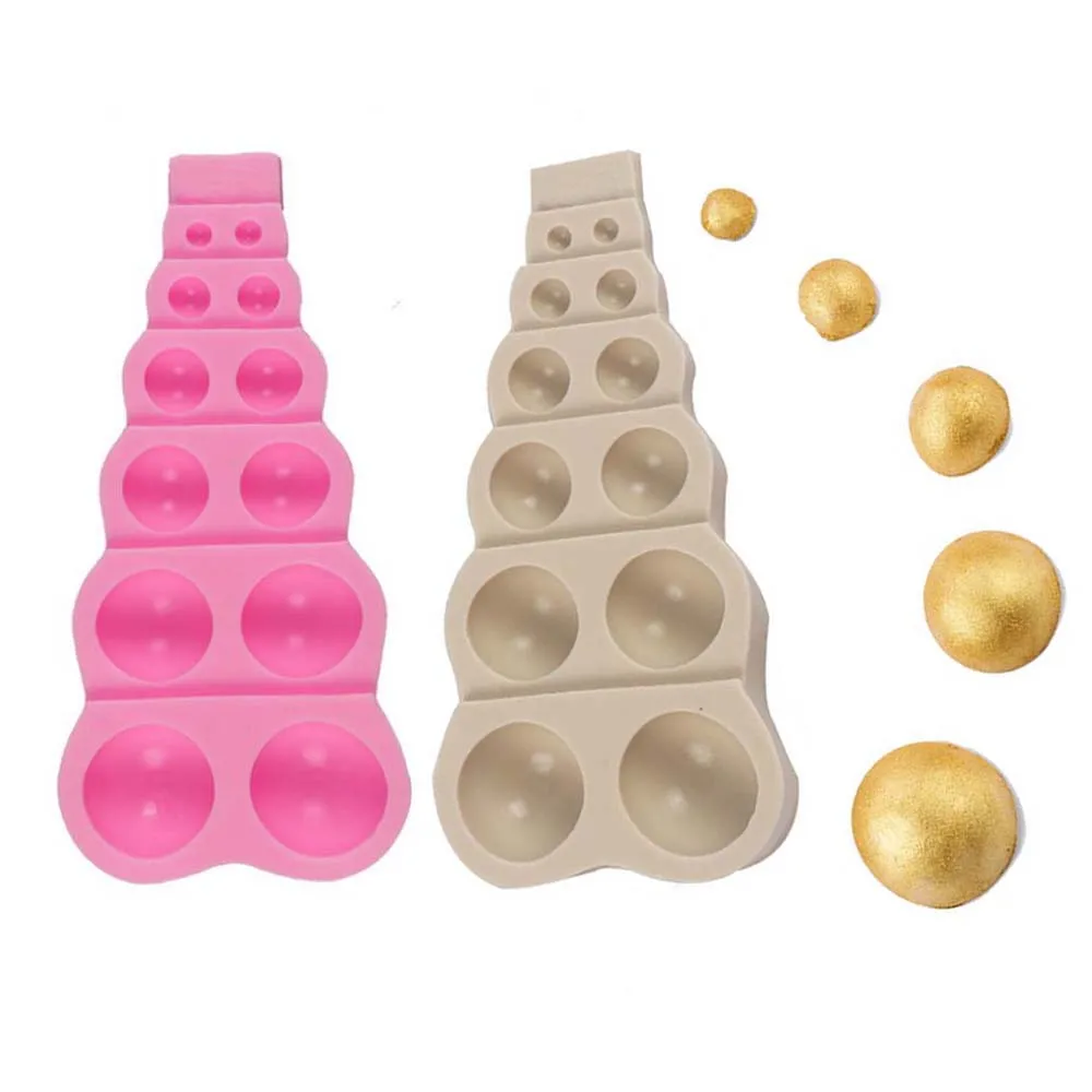 

Silicone Cake Model Chocolate Fudge Mold Large Small Multi Size Pearl Ball Shape Diy Baking Kitchen Baking Cake Decoration Tool