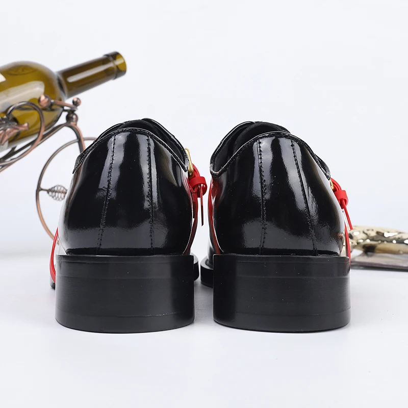 YUEHUARUI новинка 2021 Мужская черная Удобная деловая обувь из натуральной кожи на