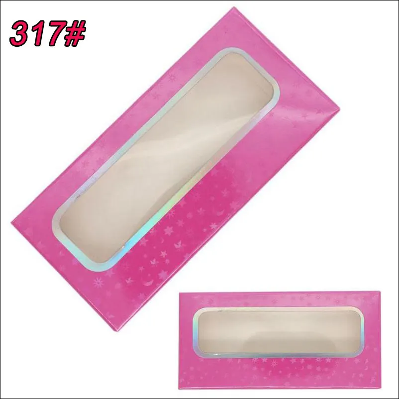 

50/100 Heart Shaped Eyelash Packaging Box Wholesale Eyelash Box Empty Eyelash Packaging Box Box 8-25mm Eyelash Rectangular Box