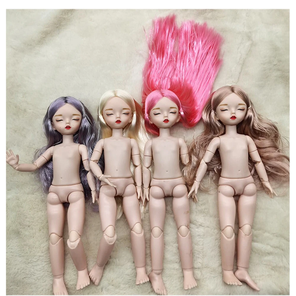 BJD кукла спящий глаз Макияж игрушка 28 см куклы OB 21 суставы белая кожа девочка