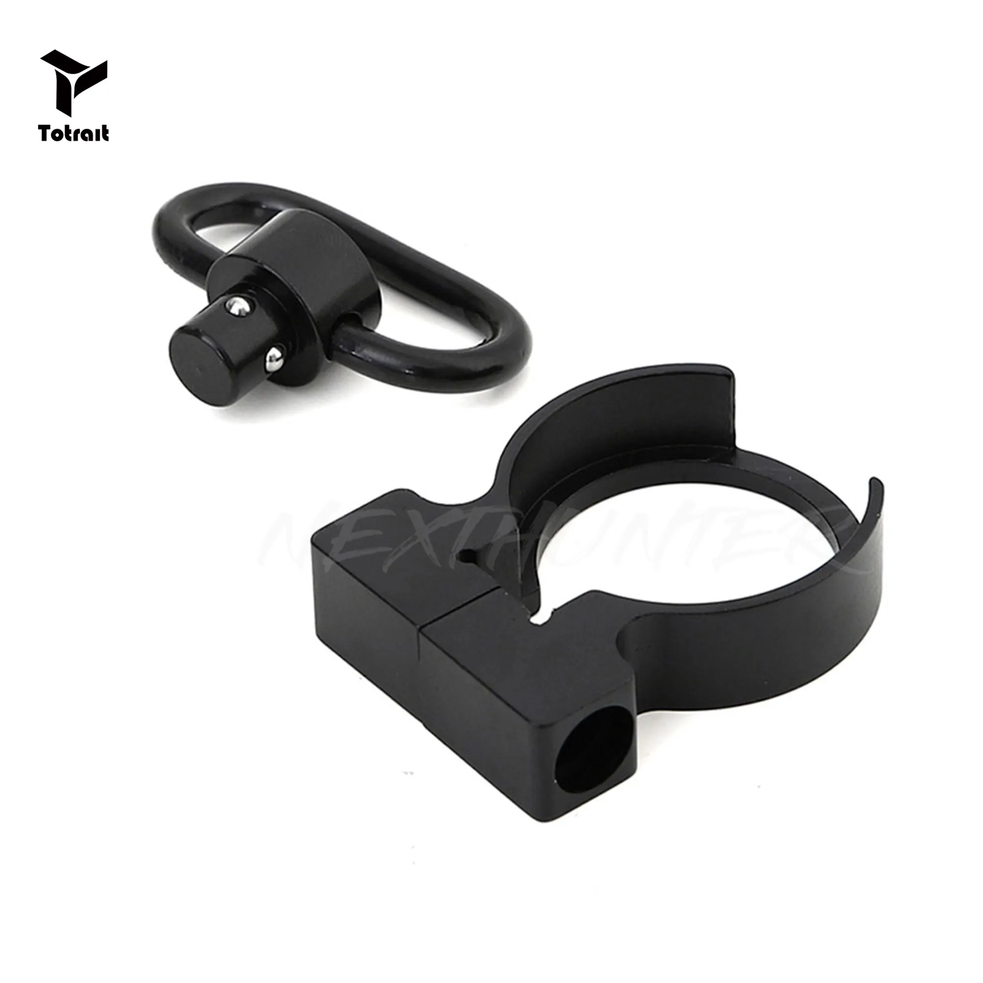 Тактическое крепление QD Quick Detach Black End Plate Sling Swivel Adapter Mount для охоты. 1/223/5 карабинов