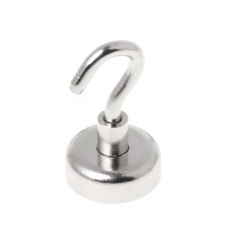 

Strong Mini Magnetic Circular Hook Hanger Magnet Linked Home Kitchen Wall Hold Y5JA
