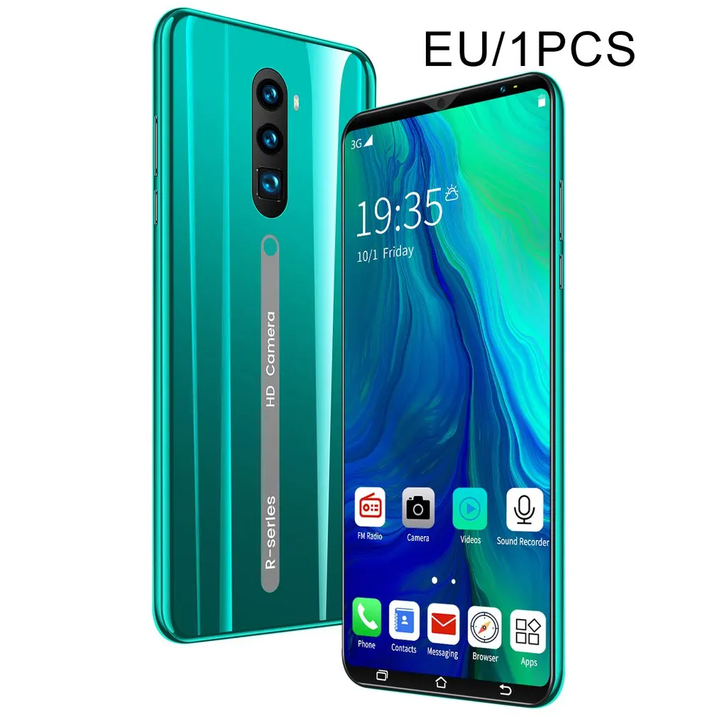 Новинка 3 модный полноэкранный Смартфон Android с распознаванием лица 512 МБ + 4 Гб ПЗУ