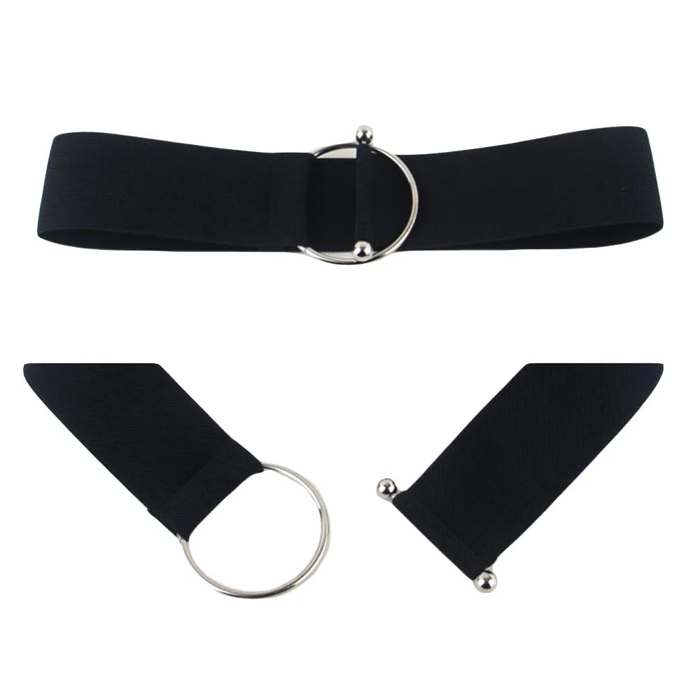 Женский пояс простой Круглый Пряжка эластичный стрейч корсетный пояс|Женские