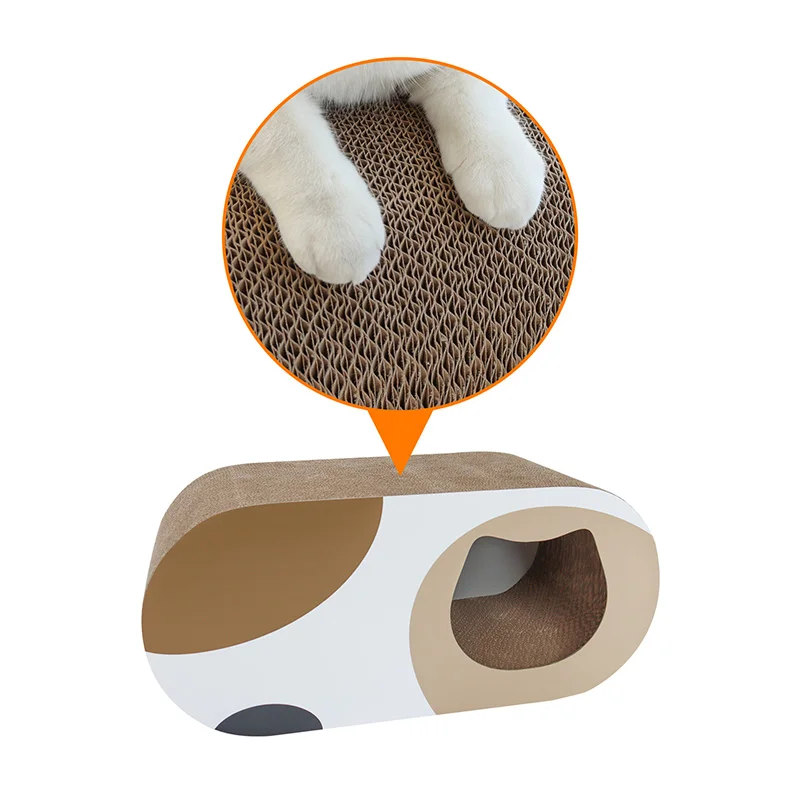 Когтеточка для кошек из гофрированного картона и большого размера картонная