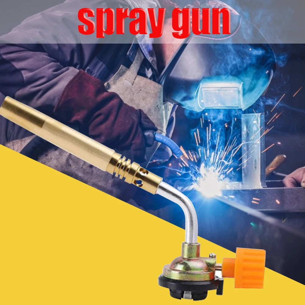 Бутановый газовый факел огнемет паяльный наружный кемпинг пикник барбекю