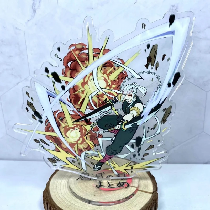 

Anime Demon Slayer Kimetsu No Yaiba Kamado Tanjirou Nezuko Kanawo Zenitsu Inosuke Giyuu Acrylic Stand Figure Model Toys