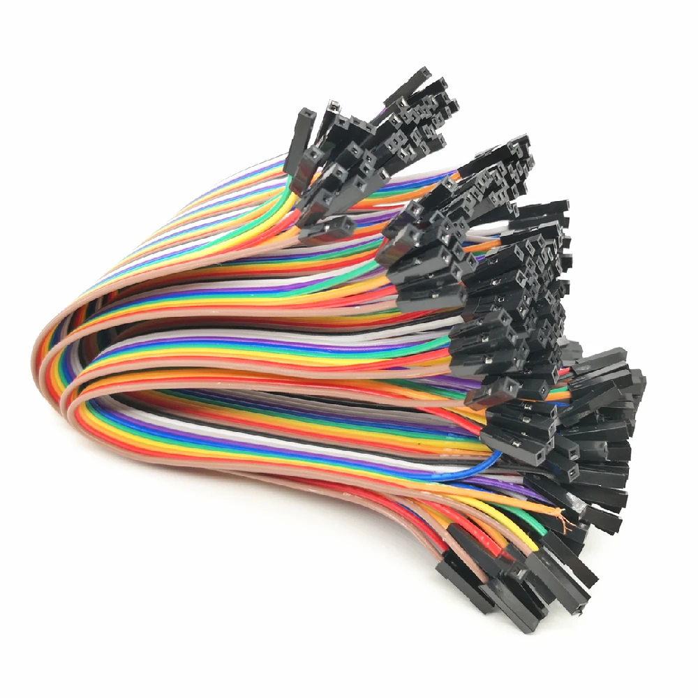 Dupont Line 10 30 см 120 шт. 40 контактный штекер гнездо перемычка кабель для arduino Набор