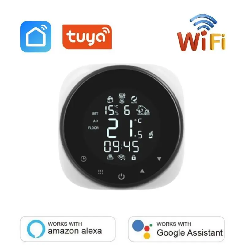 

Умный термостат Tuya для теплого пола, Wi-Fi, с пультом ДУ