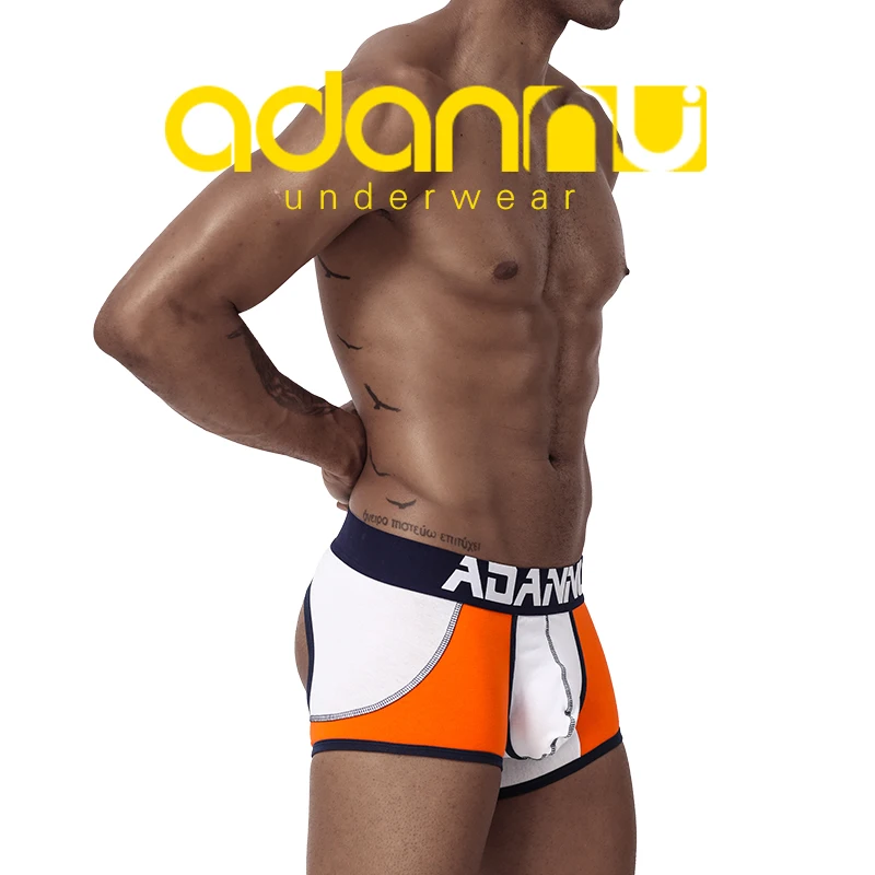 Мужское нижнее белье боксеры мужские трусы сексуальные шорты пуш-ап дышащие
