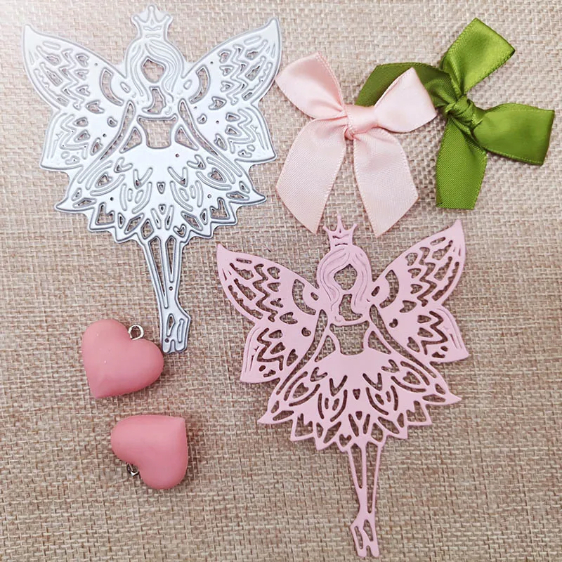 

Metal Cutting Dies Little Fairy New for 2020 Scrapbook Paper Decoration Template Embossing DIY Paper New Card Craft 70*100mm