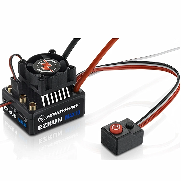 1 шт. оригинальный EZRUN MAX10 60A водонепроницаемый ESC с 6 в/7 4 В BEC 2 3S Lipo контроллер