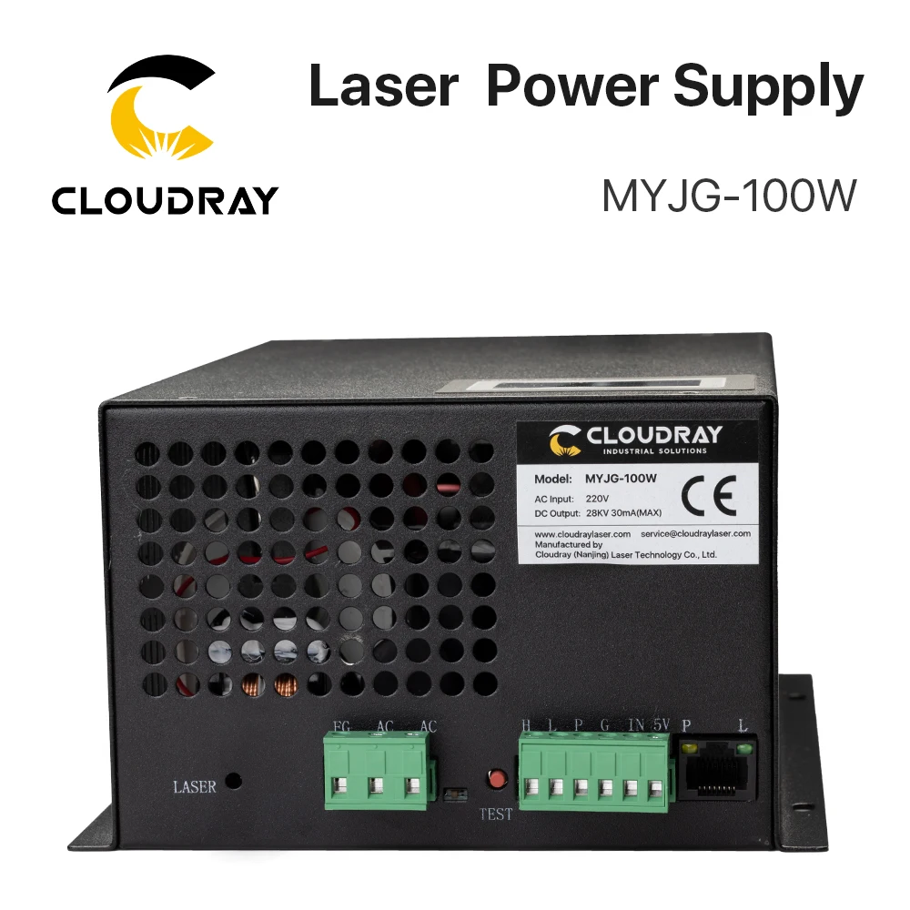 Cloudray 80-100W CO2 Laser Power Supply MYJG-100W for CO2 Laser Engraving and Cutting Machines image 4
