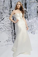 free shipping dinner dress 2016 new fashion white long dress crystal beaded sweetheart stain wedding dresses formal bridal gown