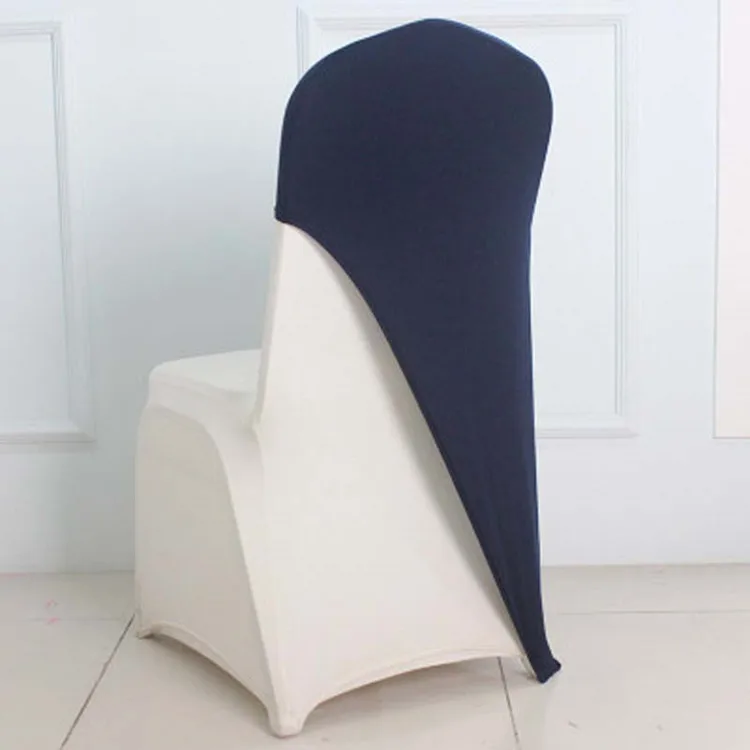 100 шт. чехлы для стула из лайкры и спандекса растягивающаяся Крышка эластичная