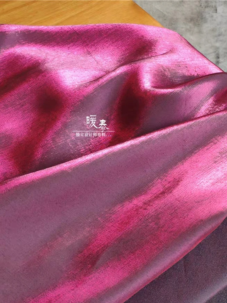 Mercerized Cotton Silk Satin Fabric Purplish Red DIY Decor Kongfu Suits Shirt Pajamas Cheongsam Evening Dress Designer | Дом и сад