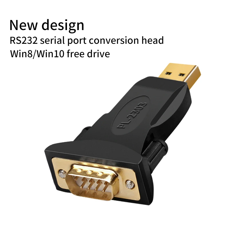 

Kshd USB to RS232 Adapter DB9 pin Male to female Serial Port converter com industrial grade for computer win7/8/10 Mac OS