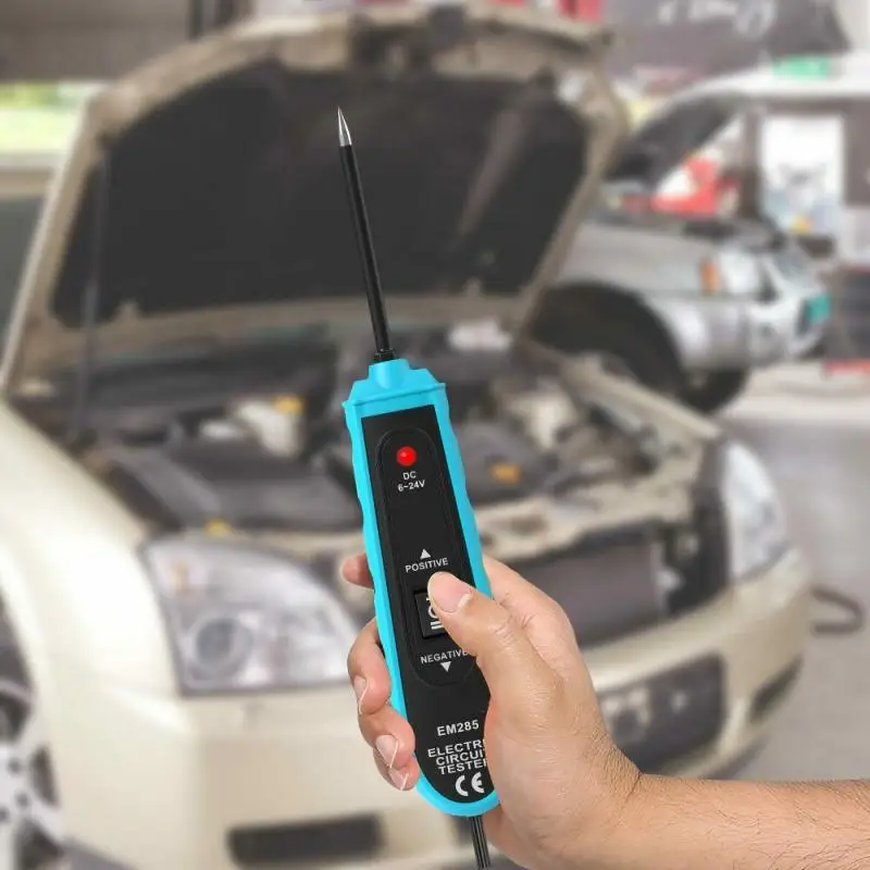 Все-солнце EM285 Мощность зонд автомобильный тестер автомобиля 12v электрический