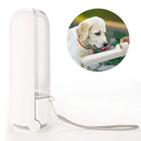 dog water bottle for walking portable dog water dispenser pet travel drink cup with rotatable clamshell sink medium large dog