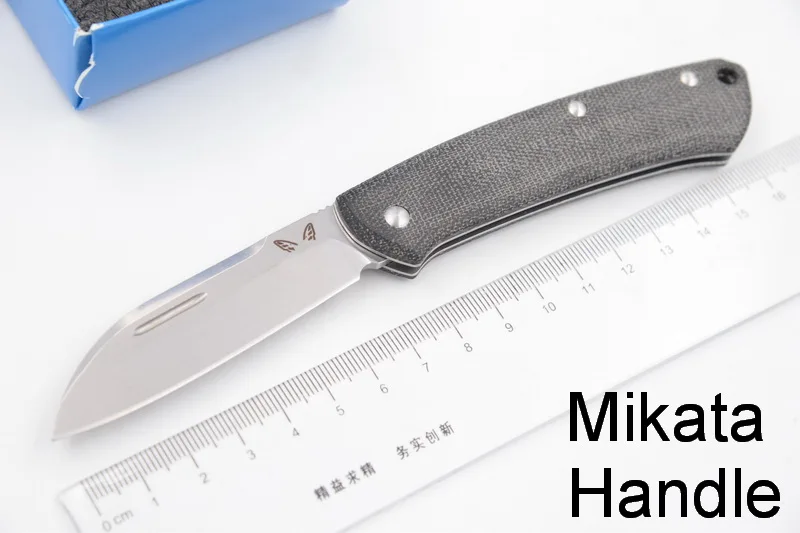 JUFULE, сделано 319, Микарта/G10, ручка Mark s30v, лезвие для кемпинга, охоты, для улицы, карманный, фруктовый, EDC инструмент, универсальный, джентльменский, складной нож - Цвет: micarta