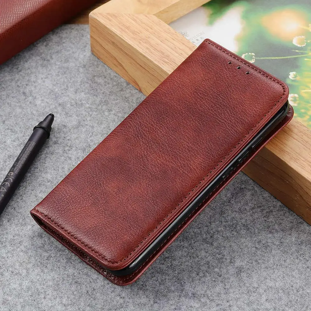 Кожаный чехол с откидной крышкой для телефона Xiaomi 9 MI9 SE MI прозрачный Магнитный