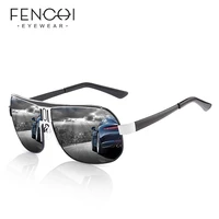 fenchi oversized polarized sunglasses men uv400 high quality retro pilot sun glasses coating lens driving eyewear for men women