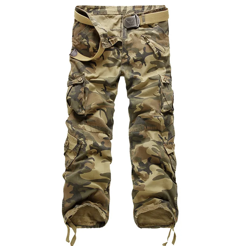

Новый 2021 осень зима камуфляж тактические штаны мужские военные армейские брюки-карго с карманами хлопковые брюки размера плюс Размеры: 28-40