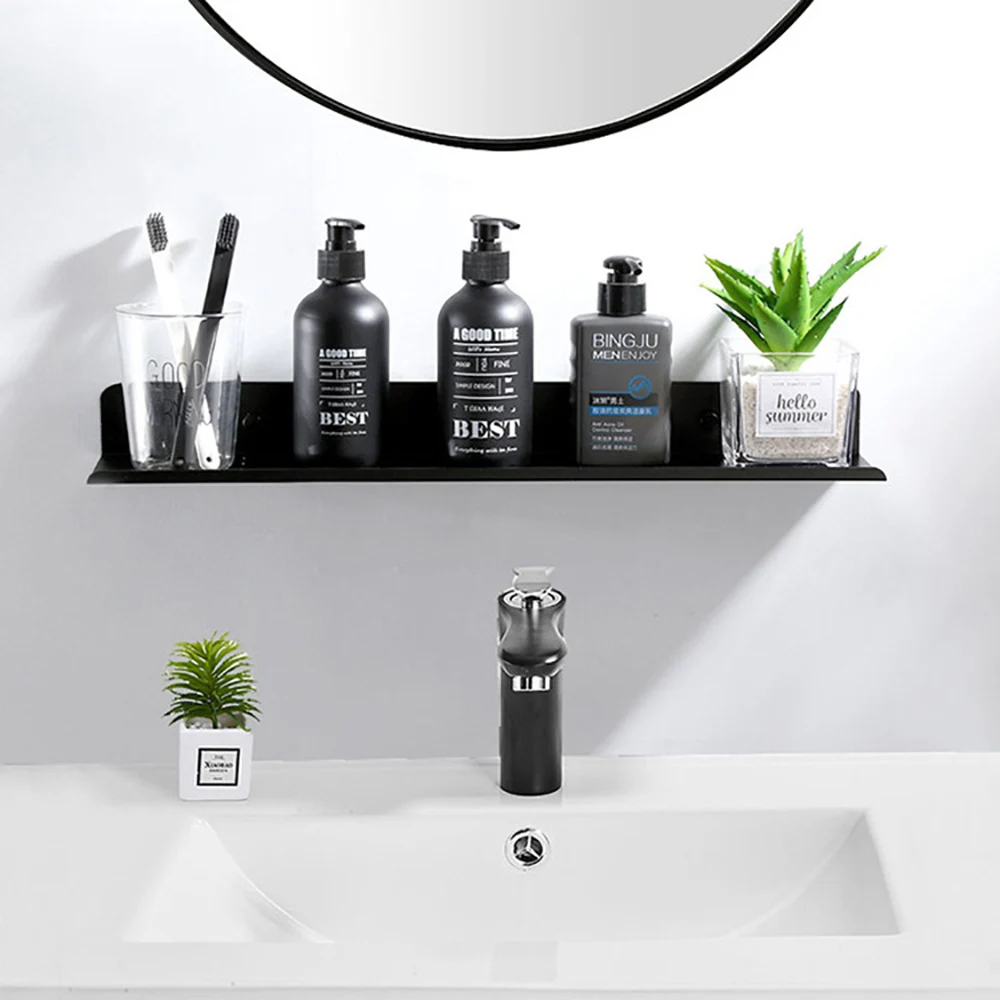 Настенная полка для ванной комнаты держатель и душа стойка-органайзер