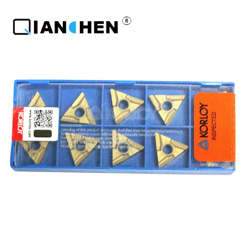 

Original Korea Korloy TNMX160404R-X416 CC15 TNMX160408L NC3020 TNMX160408R NC3020 (10pcs/lot)internal Turning Tool Inserts
