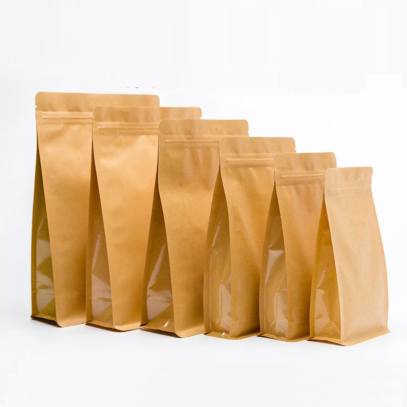 50 шт. пакеты из крафт бумаги с плотным термостойким покрытием|Сумки для вещей| |