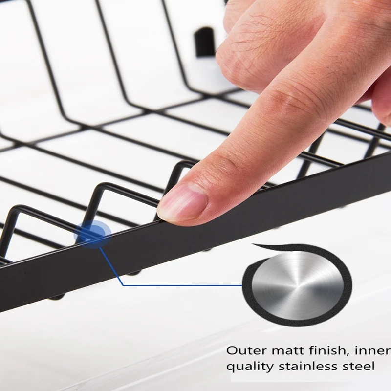 Сушилка для посуды кухонные принадлежности полка хранения столешница экономия