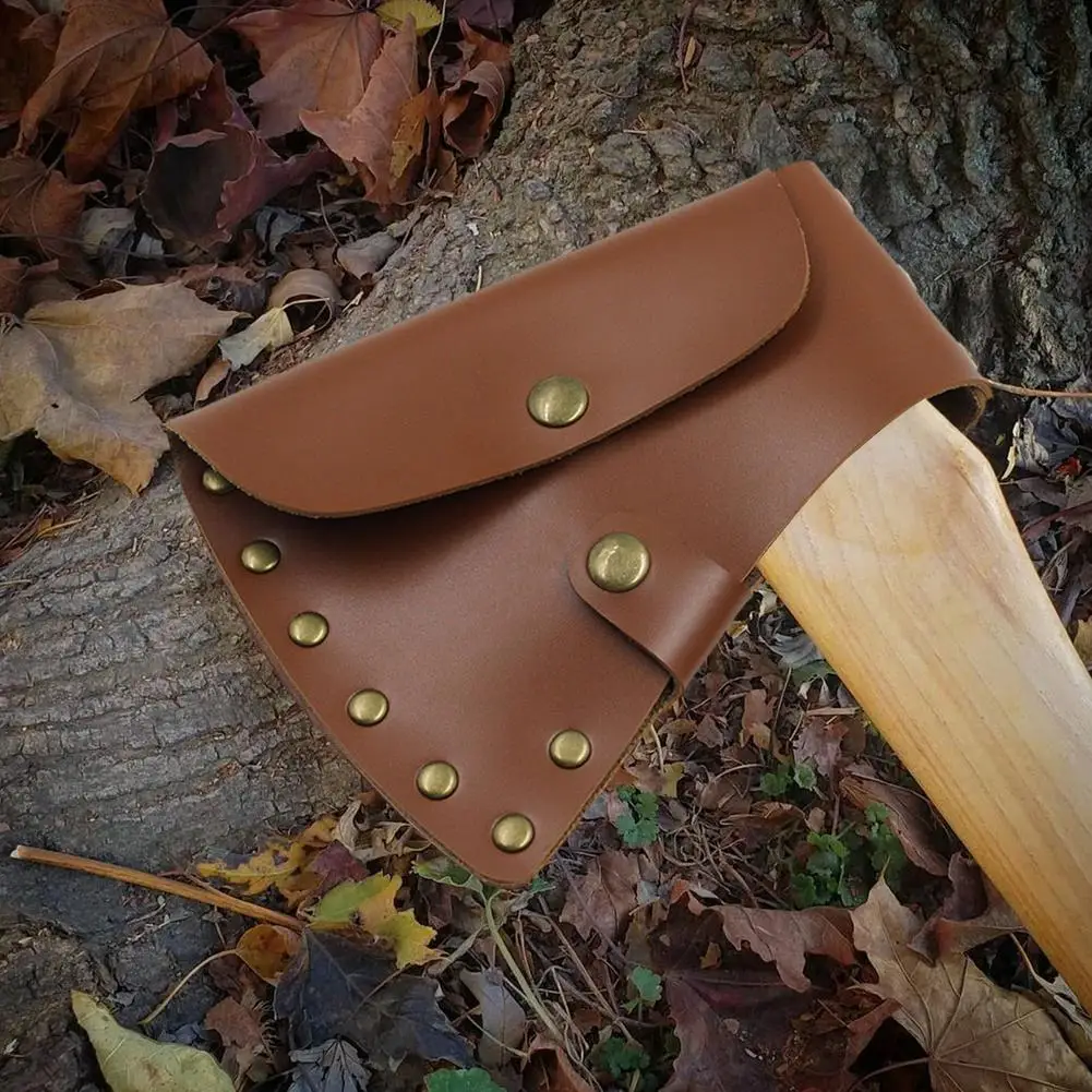 Чехол с топором чехол кожаный лезвием для кемпинга аксессуары | Спорт и