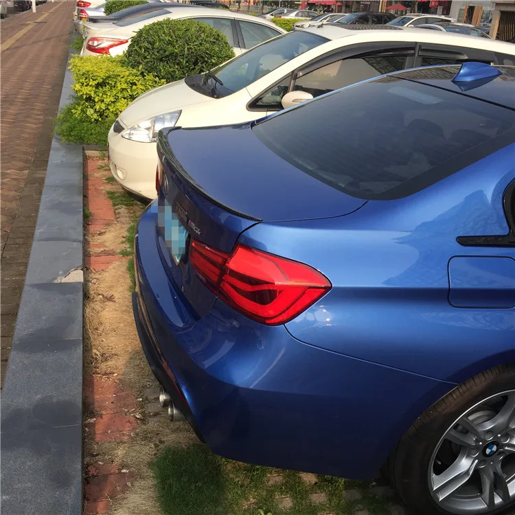 Спойлер для BMW F30 F35 2015 2018 320li 325li M3 Высокое качество карбоновое волокно заднее