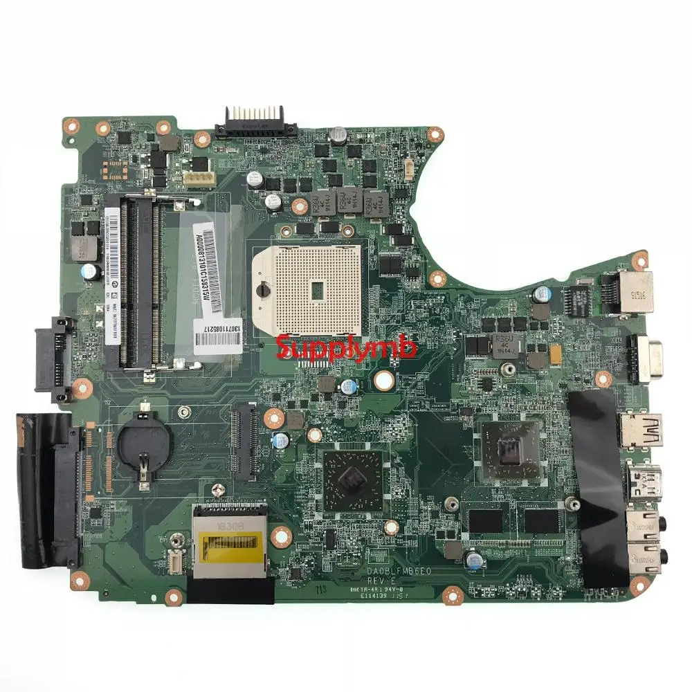 A000081310 DA0BLFMB6E0 w GT525M/1GB Graphics for Toshiba L750D L750 L755D NoteBook PC Laptop Motherboard Mainboard Tested