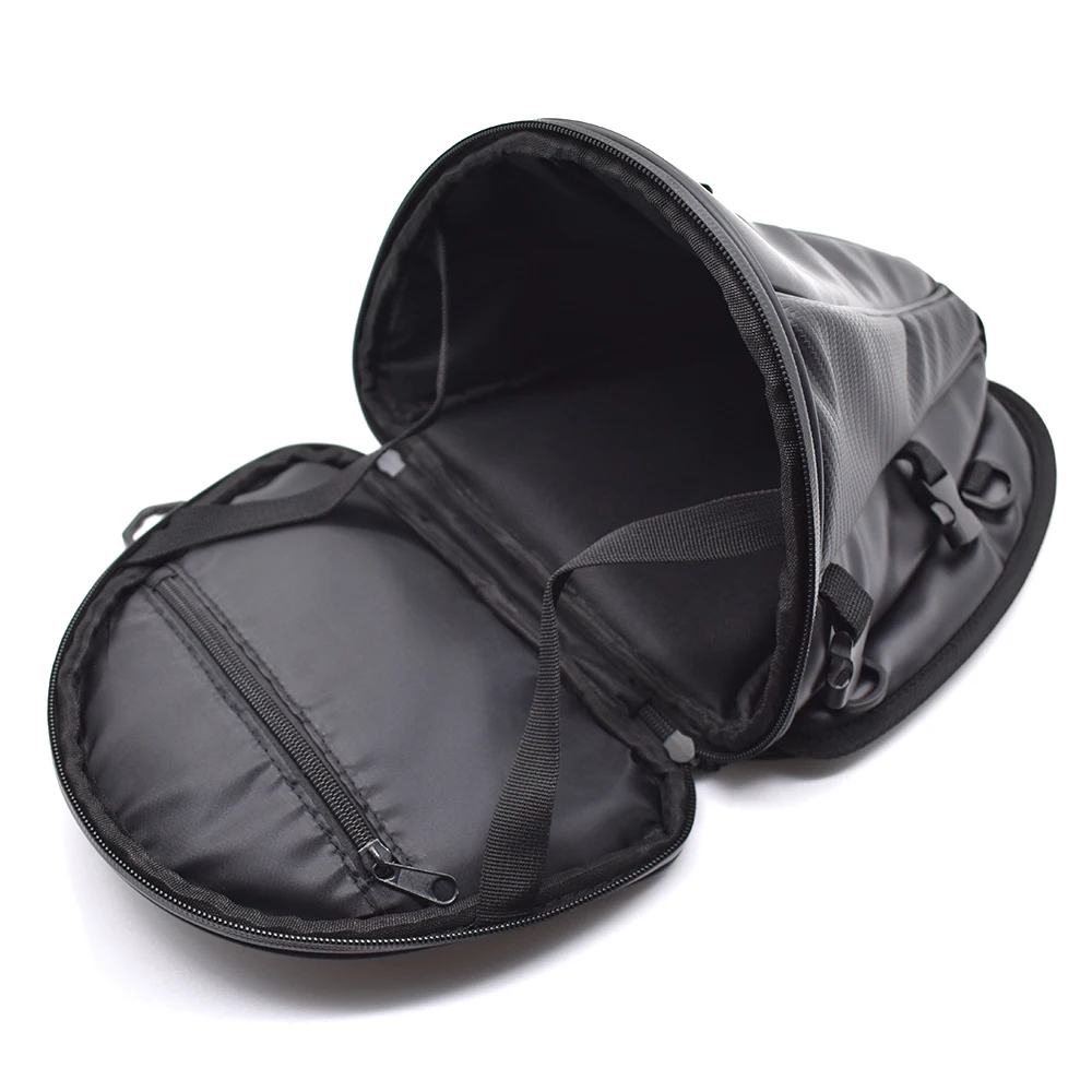 Новая сумка для мотоцикла из углеродного волокна рюкзак сиденья седла