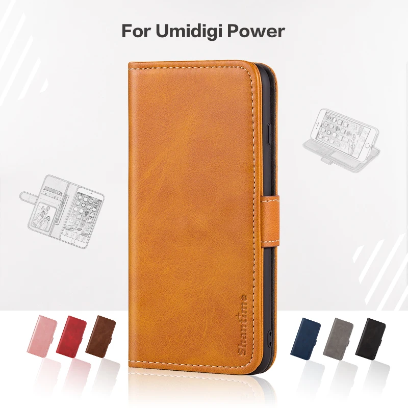 Откидной Чехол для Umidigi power деловой чехол роскошный кожаный кошелек на магните