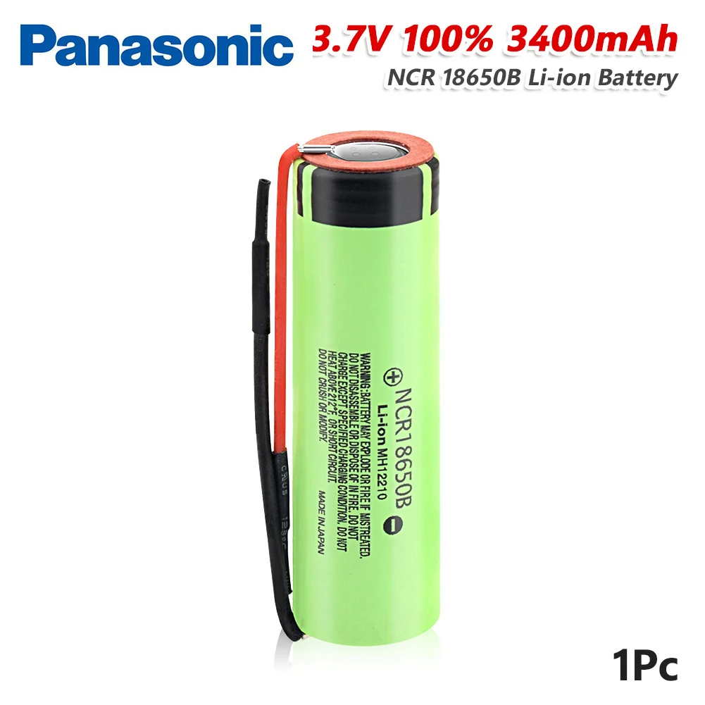 Panasonic 20A NCR18650 Li Po литиевая батарея 3400mAh электронные аккумуляторные батареи