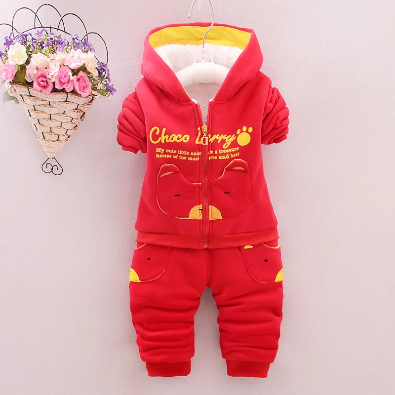 2020 для маленьких мальчиков комплект зимней одежды малышей и девочек плюс толстый