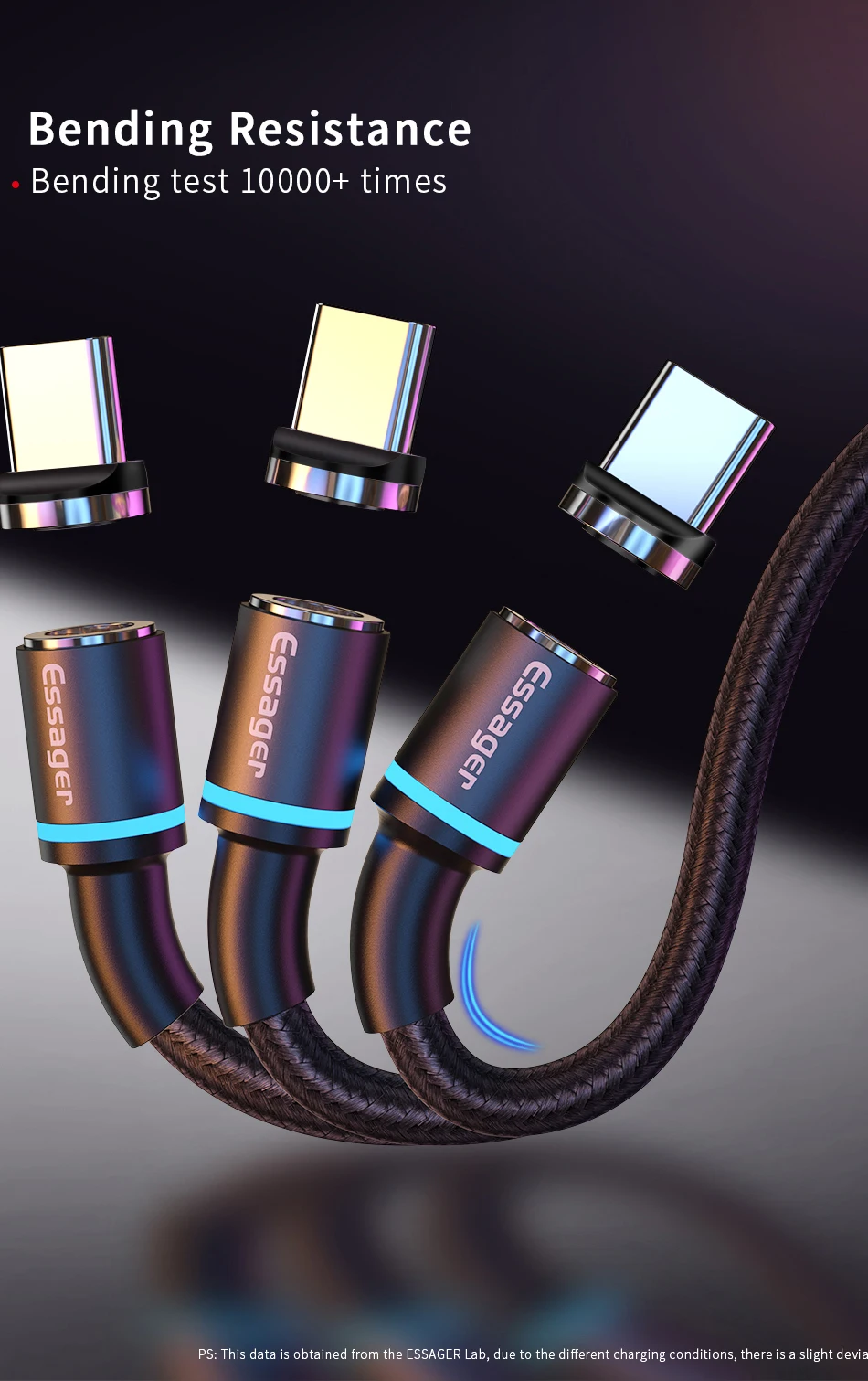Магнитный кабель Micro USB type C для iPhone samsung Android Быстрая зарядка usb type C кабель 3 м type-C шнур Магнитный адаптер зарядного устройства