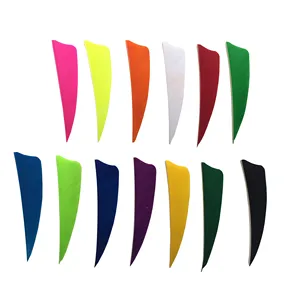 50 шт. ONTFIHS, 3 дюйма, щит, травление, стрелы, перья индейки, перо, стрелы для стрельбы из лука, аксессуары, плоские перья, настоящие натуральные перья